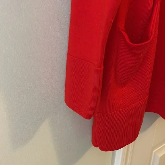 Loft sweater cardigan in large red - Picture 4 of 5